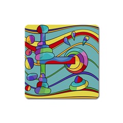 Abstract Machine Square Magnet