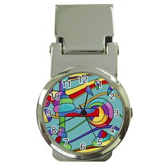 Abstract Machine Money Clip Watches by Valentinaart