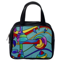 Abstract Machine Classic Handbags (one Side)