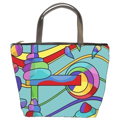 Abstract Machine Bucket Bags by Valentinaart