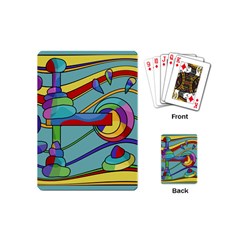 Abstract Machine Playing Cards (mini)  by Valentinaart