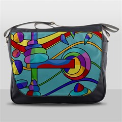 Abstract Machine Messenger Bags