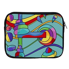 Abstract Machine Apple Ipad 2/3/4 Zipper Cases by Valentinaart