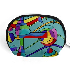 Abstract Machine Accessory Pouches (medium) 