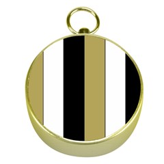 Black Brown Gold White Stripes Elegant Festive Stripe Pattern Gold Compasses