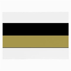 Black Brown Gold White Horizontal Stripes Elegant 8000 Sv Festive Stripe Large Glasses Cloth