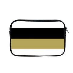 Black Brown Gold White Horizontal Stripes Elegant 8000 Sv Festive Stripe Apple Macbook Pro 13  Zipper Case