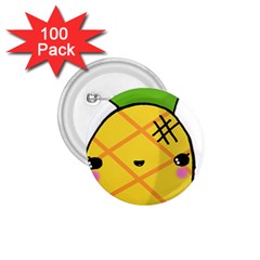 Kawaii Pineapple 1 75  Buttons (100 Pack) 