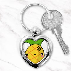 Kawaii Pineapple Key Chains (heart) 