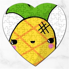 Kawaii Pineapple Jigsaw Puzzle (heart)