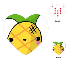 Kawaii Pineapple Playing Cards (heart) 