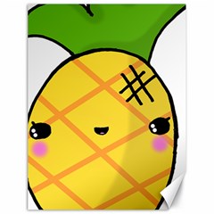 Kawaii Pineapple Canvas 18  X 24  