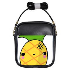 Kawaii Pineapple Girls Sling Bags by CuteKawaii1982