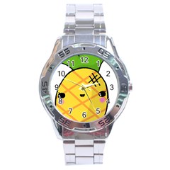 Kawaii Pineapple Stainless Steel Analogue Watch