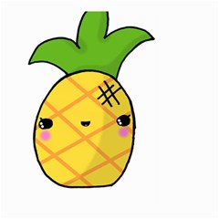 Kawaii Pineapple Large Garden Flag (two Sides)