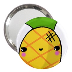 Kawaii Pineapple 3  Handbag Mirrors by CuteKawaii1982