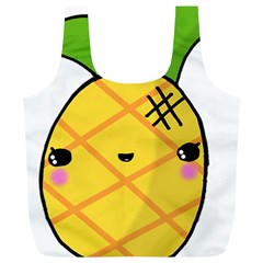 Kawaii Pineapple Full Print Recycle Bags (l) 