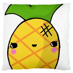 Kawaii Pineapple Standard Flano Cushion Case (one Side) by CuteKawaii1982