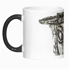 Man With Hat Head Pencil Drawing Illustration Morph Mugs by dflcprints