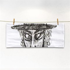 Man With Hat Head Pencil Drawing Illustration Cosmetic Storage Cases by dflcprints