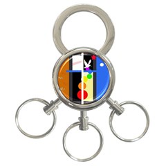 Anarchy  3-ring Key Chains