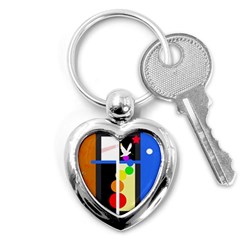 Anarchy  Key Chains (heart) 