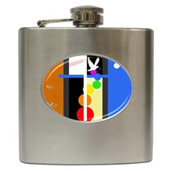 Anarchy  Hip Flask (6 Oz) by Valentinaart