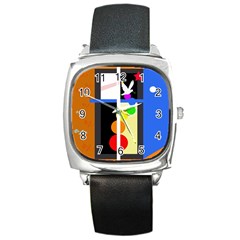 Anarchy  Square Metal Watch