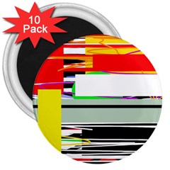 Lines and squares  3  Magnets (10 pack) 