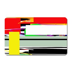 Lines and squares  Magnet (Rectangular)