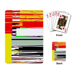 Lines and squares  Playing Card