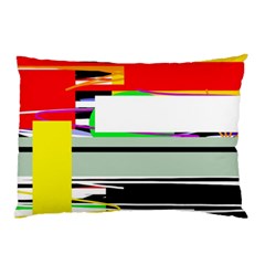 Lines And Squares  Pillow Case by Valentinaart