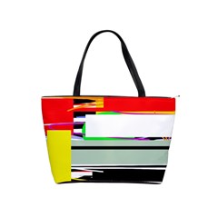 Lines and squares  Shoulder Handbags