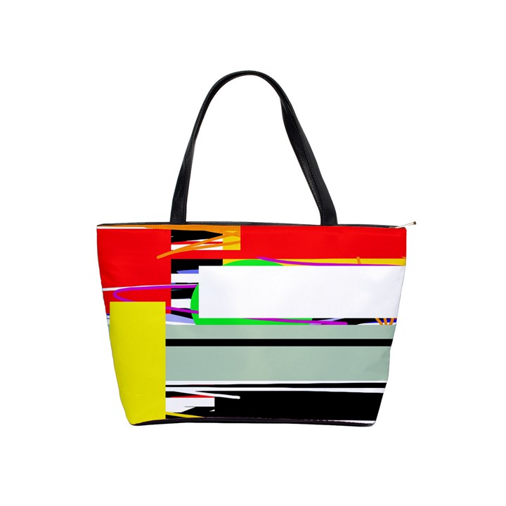 Lines and squares  Shoulder Handbags