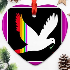 Bird Ornament (heart) 