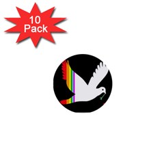 Bird 1  Mini Buttons (10 Pack) 