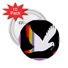 Bird 2 25  Buttons (10 Pack) 