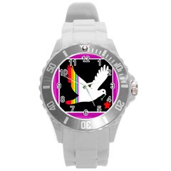 Bird Round Plastic Sport Watch (l)