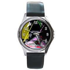 War Round Metal Watch