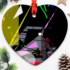 War Heart Ornament (2 Sides)