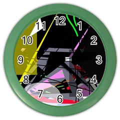 War Color Wall Clocks