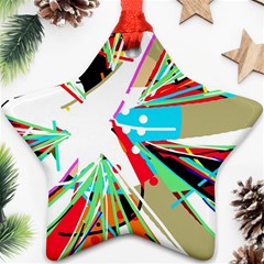 Colorful Big Bang Ornament (star) 