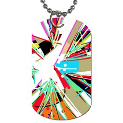 Colorful Big Bang Dog Tag (one Side) by Valentinaart