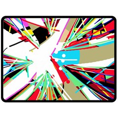 Colorful Big Bang Fleece Blanket (large) 