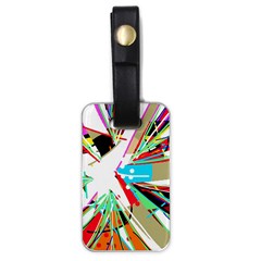 Colorful Big Bang Luggage Tags (one Side) 