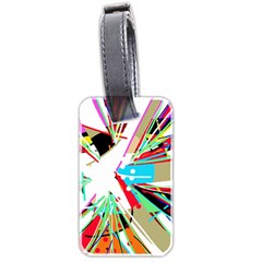 Colorful Big Bang Luggage Tags (two Sides) by Valentinaart