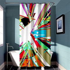 Colorful Big Bang Shower Curtain 36  X 72  (stall) 