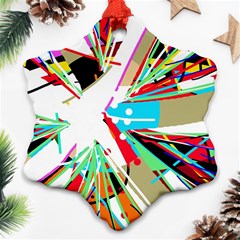 Colorful Big Bang Ornament (snowflake) 