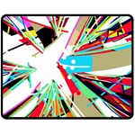 Colorful Big bang Double Sided Fleece Blanket (Medium)  58.8 x47.4  Blanket Back