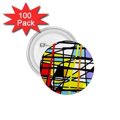 Casual Abstraction 1 75  Buttons (100 Pack)  by Valentinaart